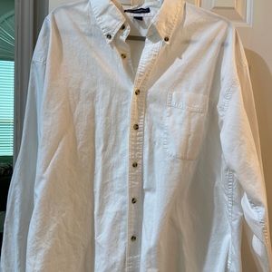 Men’s 2X/2XLTButton-Down Bundle-Four Shirts-Blue-White-Cream-Plaid